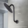 OFFO Shower Head Extension 12 Inch, Oil Rubbed Bronze S