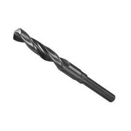 CoCud 9341 Shrink Shank Drill Bit Blade 0.6 inch (14.5 mm) 0.5 inch (12.7 mm) Shank Nitride Coating High Speed Steel 9341 Twist Drill Bit for Stainless Steel Metal Wood
