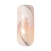 Gold Finger False Nails Gel Glam Design Full Cover Fake