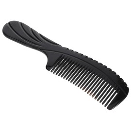 Healeved Horn Comb for Hair Fine Tooth Massage Brush Ergonomic Handle Portable Smooth for Men