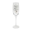 40th Birthday Stars Champagne Flute Glass Gift