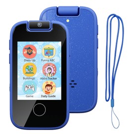 Kids Smart Phone for Girls Boys, Toys for 4 5 6 7 8 9 10 Year Old Boys Touchscreen MP3 Music Player with Camera Habit Tracker Games Learning Toy Christmas Birthday Gifts for Girls Boys Toddler