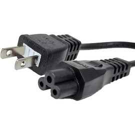 (gb) AC Cable, Mickey Type Cable, 2P-3P, PSE Certified, 3.3 ft (1 m)