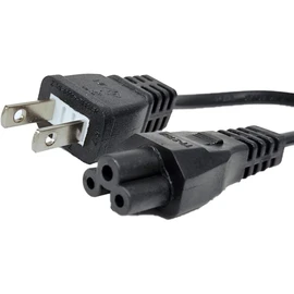 (gb) AC Cable, Mickey Type Cable, 2P-3P, PSE Certified, 3.3 ft (1 m)