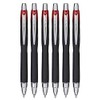 Uni Ball Red Jetstream Retractable Broad Rollerball Pen 1mm Nib