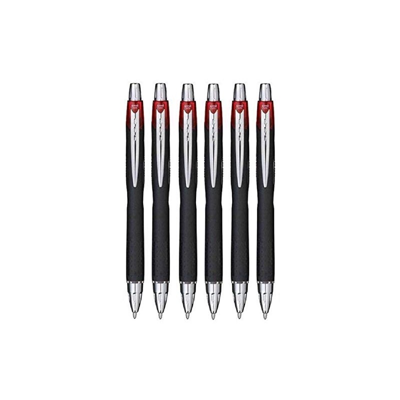 Uni Ball Red Jetstream Retractable Broad Rollerball Pen 1mm Nib