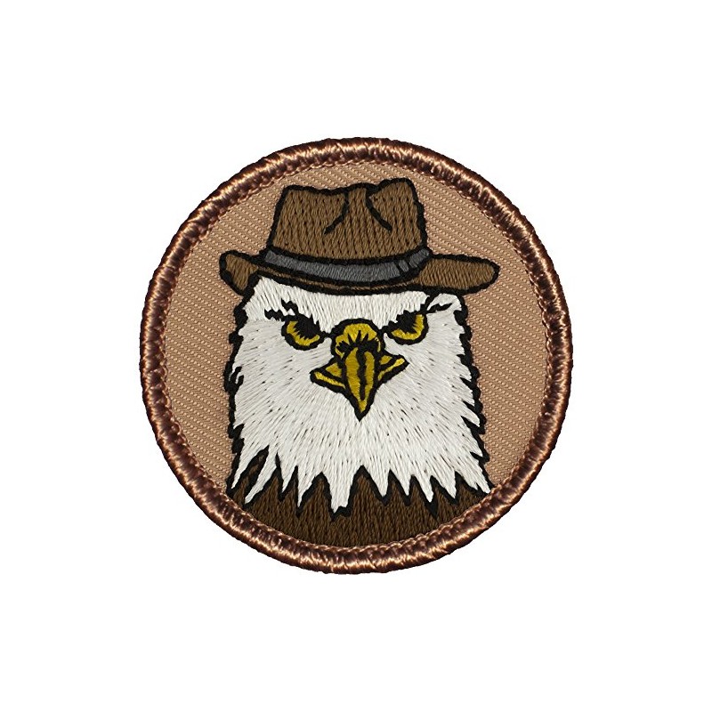 The Eagle with a Hat Patrol Patch - 2" Diameter