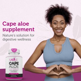 Pure Cape Aloe Herbal Laxative for Constipation Relief - Healthy Bowel Movement - Natural Colon Cleanse & Detox Dietary Supplement - Specially Designed for Women by Ladyme - 90 Capsules