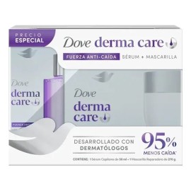 Set Capilar Dove Derma Care Serum + Mascarilla Reparadora