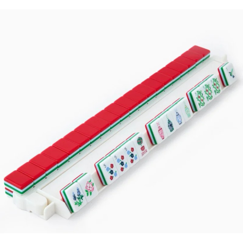 Local Warehouse Red and Pink 4-layer Acrylic American Mahjong Tiles