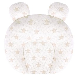 Baby Nursery Pillows Soft Head Shaping Pillows Unisex Newborns Sleep Cushion Sleeping Pillows with Bear Ears
