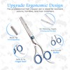 Dog Grooming Scissors Set with Safety Round Tip, Curved Pet