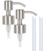 2 Pack Soap Dispenser Pump Replacement Stainless Steel Soap Dispenser