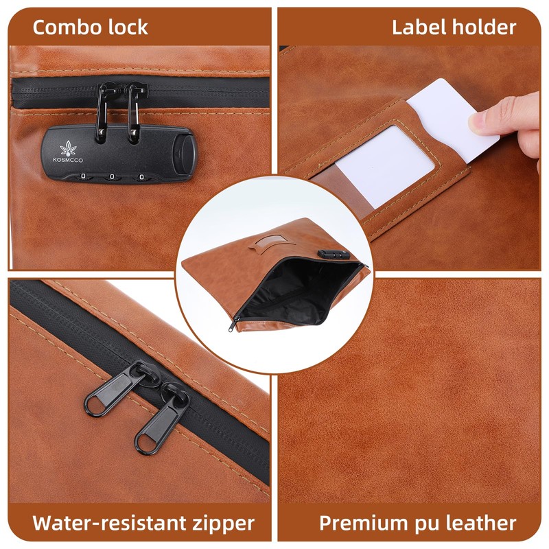Notary Bag with Lock, Heavy Duty Notary Supply Bag for