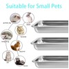 Kitten Litter Box with 1 Scoop,Stainless Steel Small Litter Box,