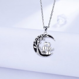 Micory Sister Necklace Women's 925 Sterling Silver Tree of Life Pendant Chain Jewellery Gift for Girls Wife Mother Daughter, Sterling Silver
