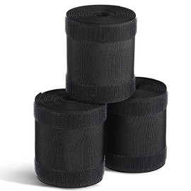 Cable Grip Floor Cable Cover Cords Cable Protector Cable Management Only for Commercial Office Carpet (Black,3 Pieces)