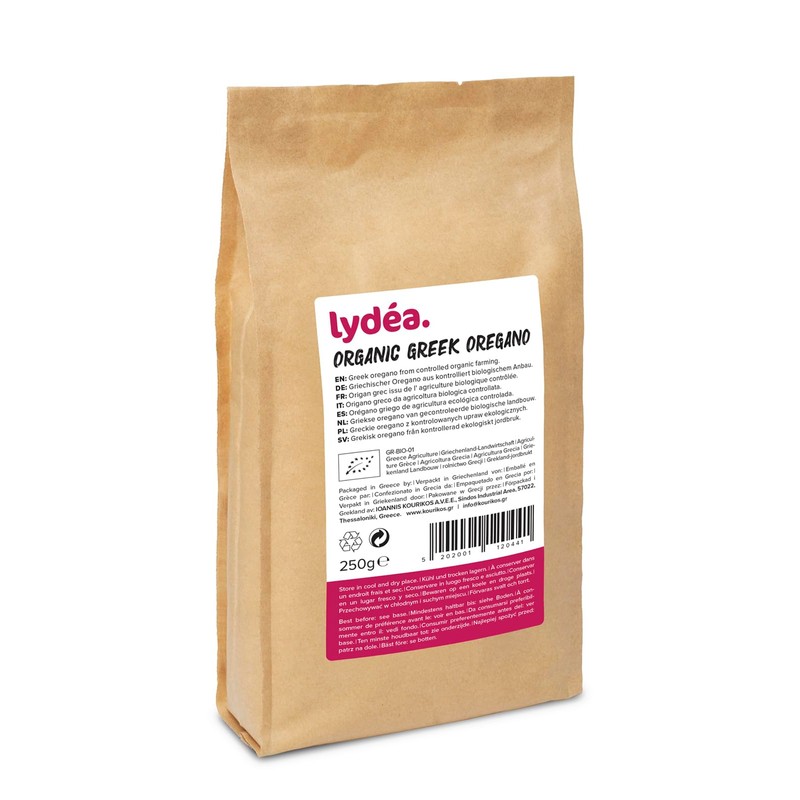 Lydea Organic Greek Oregano, 250 g Sachet