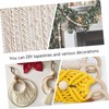 IWOWHERO 1 Set DIY Cotton Thread Material Hand Woven Macrame