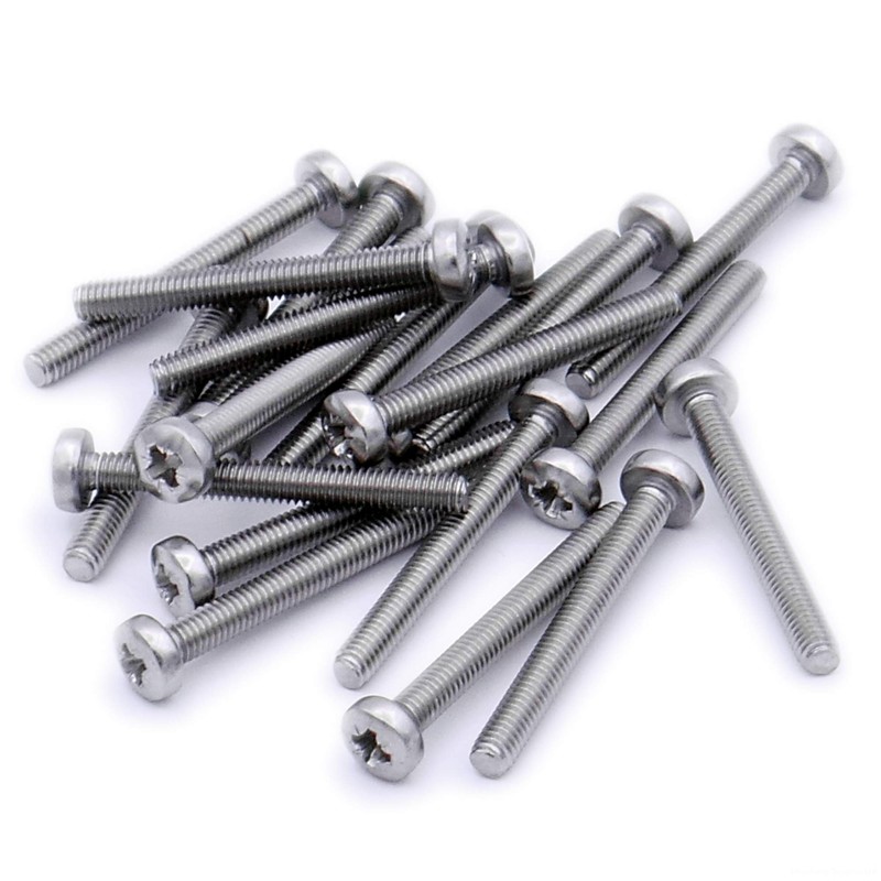 M3 (3mm x 50mm) Pozi Pan Machine Screw (Bolt) -