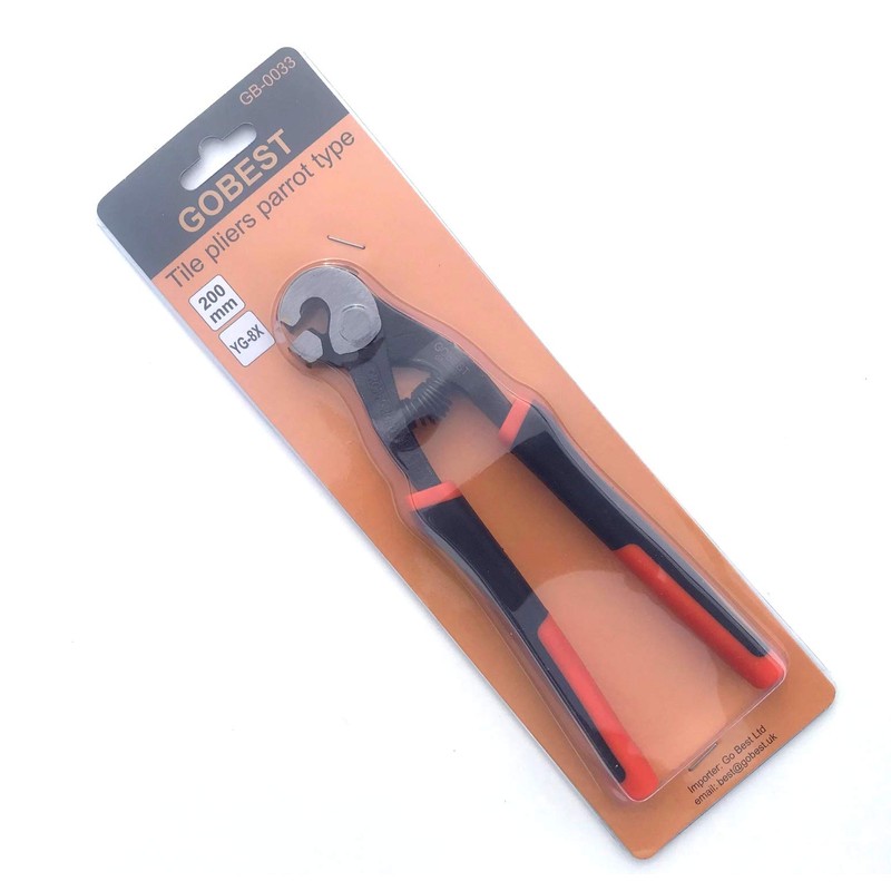GOBEST GB-0033, Parrot Tile Nibbler Nipper Cutter Pliers 200mm YG-8X