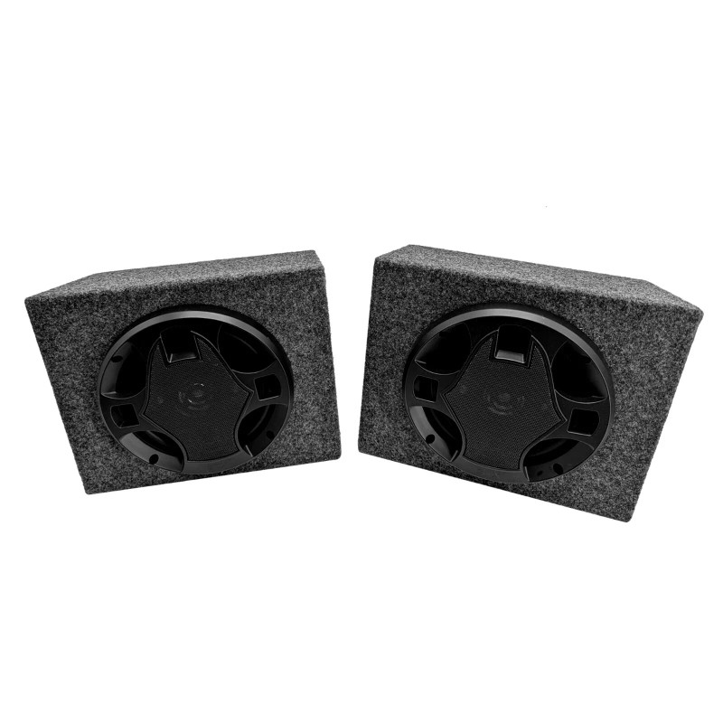 SDX Audio 6.5" 4-way 500W 6.5" Wedge Speaker Box (pair)