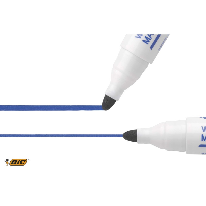 Bic Velleda 1701 Ecolutions Whiteboard Pens, Green - Box of