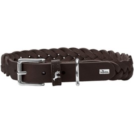 HUNTER Solid Education Special Collar S-M (50), Dark Brown