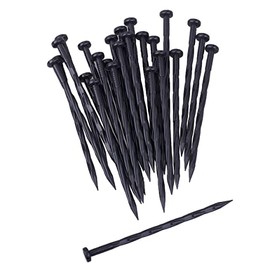 Landscape Edging Spikes, 8 inch Edging Spikes for Landscaping, Flower Gardens, Lawn (25 PC)