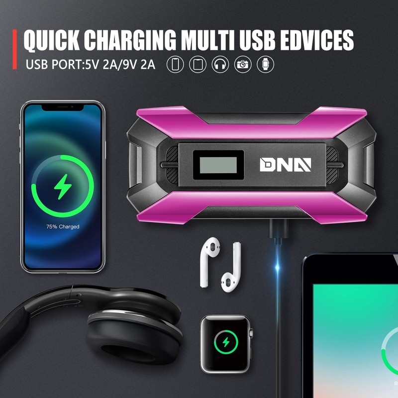 ‎DNA MOTORING TOOLS-00268 12V 1500A 15000 mAh Multi-Function Portable Car