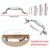 IGNPION 2pcs Crystal Drawer Handles Drawer Wardrobe Kitchen Door Knob