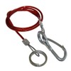 1 Trailer Breakaway Rope Emergency Brake Cable 1 m Red