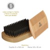 Mamba Shave Kit de Peine y Cepillo para Barba. Rattle