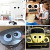 Cinvo 7 Inch Giant Googly Eyes Self Adhesive 18cm Big