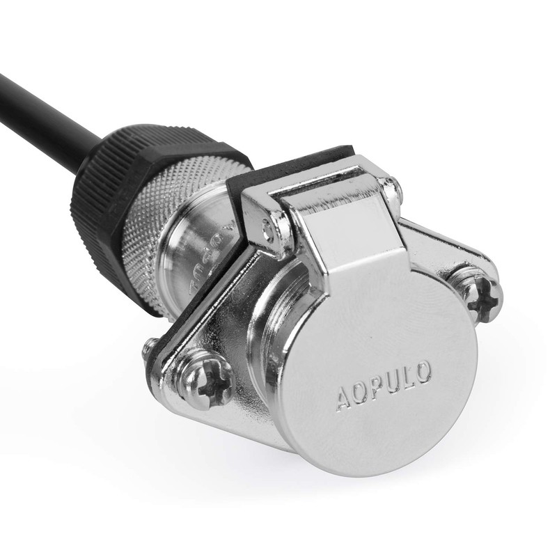 DALLUX Heavy Duty Vehicle Coil Trailer Cable with 2 Channel