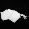 100Pcs 7x9cm Disposable Safe Tea Bags with Drawstring, Tea Bags,