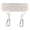 50 Ft Adjustable Cotton Clothesline Rope for Camping & Home