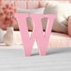Aruatu 6 Inch Pink Wood Letters - Unfinished Wood Letters