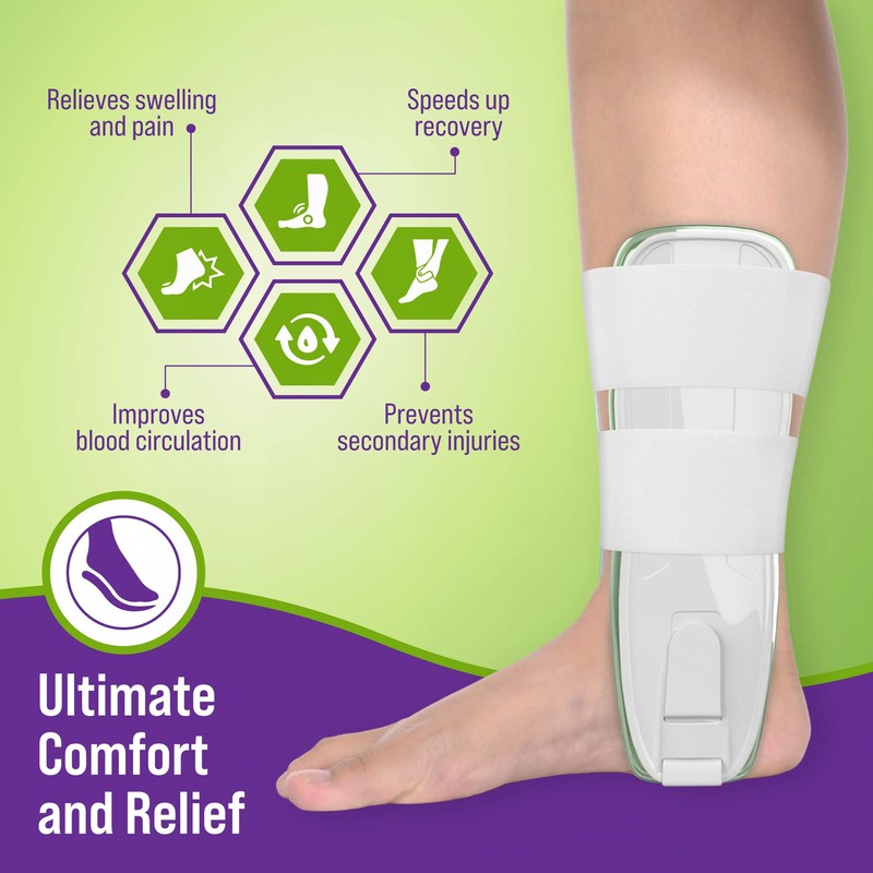 MARS WELLNESS Premium Air Gel Ankle Stirrup Brace - Ankle