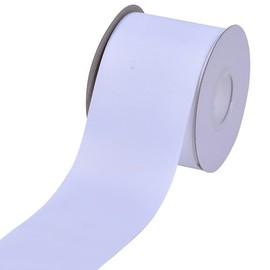 Ribest White Grosgrain Ribbon, 3 Inch 25 Yard Ribbon for Crafts Gift Wrapping Bows Wedding Party Decoration Bouquet