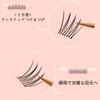 Easy to install one-step false eyelashes, no glue needed, partial