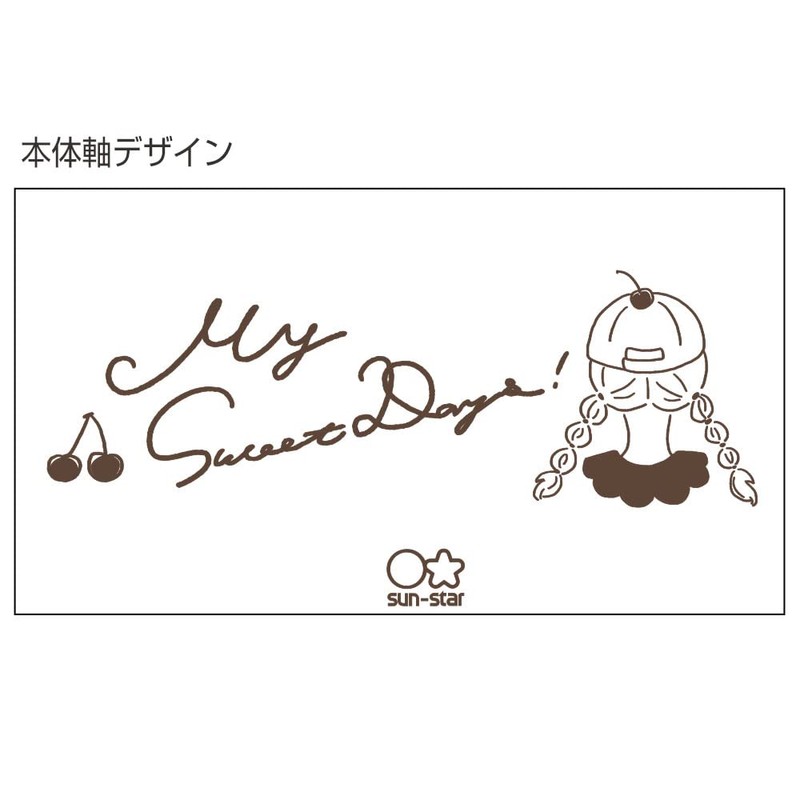 Sun-Star Stationery My SWEET DAYS S4540417 Fluorescent Marker, Set of