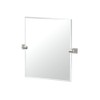 Gatco 5629SM Mode Frameless Rectangle Mirror, Satin Nickel