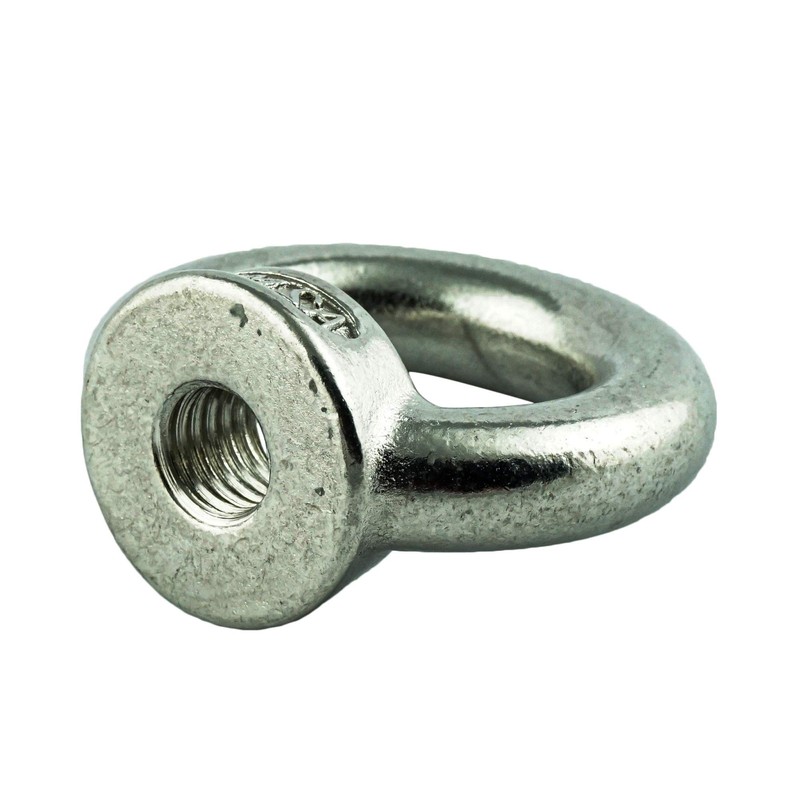 M12 Ring Nuts Cast and Polished - Stainless Steel VA