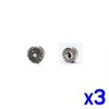 Flower-shaped Aroma Oil Patch Clip for Masks (Set of 3) Scent Pad Leaf