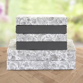 Elegant Comfort Softest and Coziest 6-Piece Sheet Set - 1500 Premium Hotel Quality Microfiber - Deep Pocket, Wrinkle Resistant 6-Piece Paisley Pattern Bed Sheet Set, Full, Paisley Gray