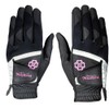 LEZAX Women's Nicotera Ambidextrous Golf Glove Black Medium NTGL-3407
