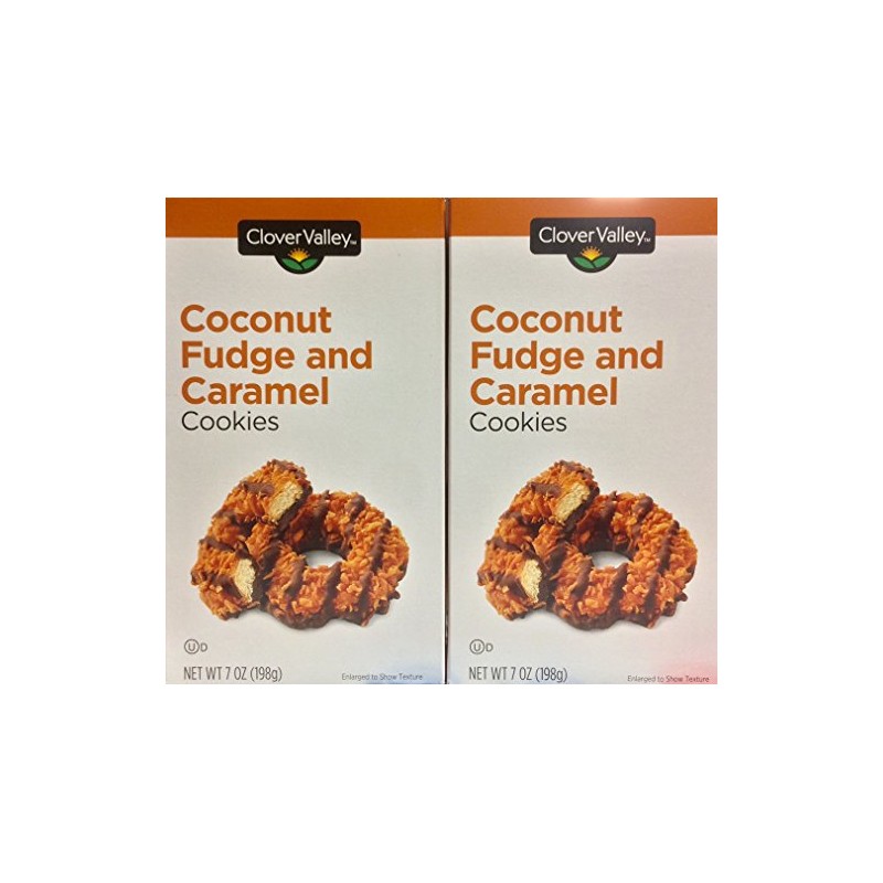 Coconut Fudge and Caramel Cookies 7oz. Just Like Samoas -