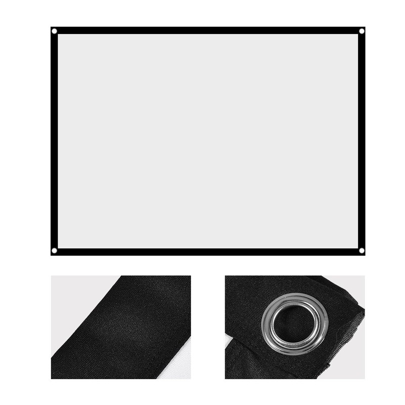 Sonew 4: 3 projector screen, foldable projection screen for easy