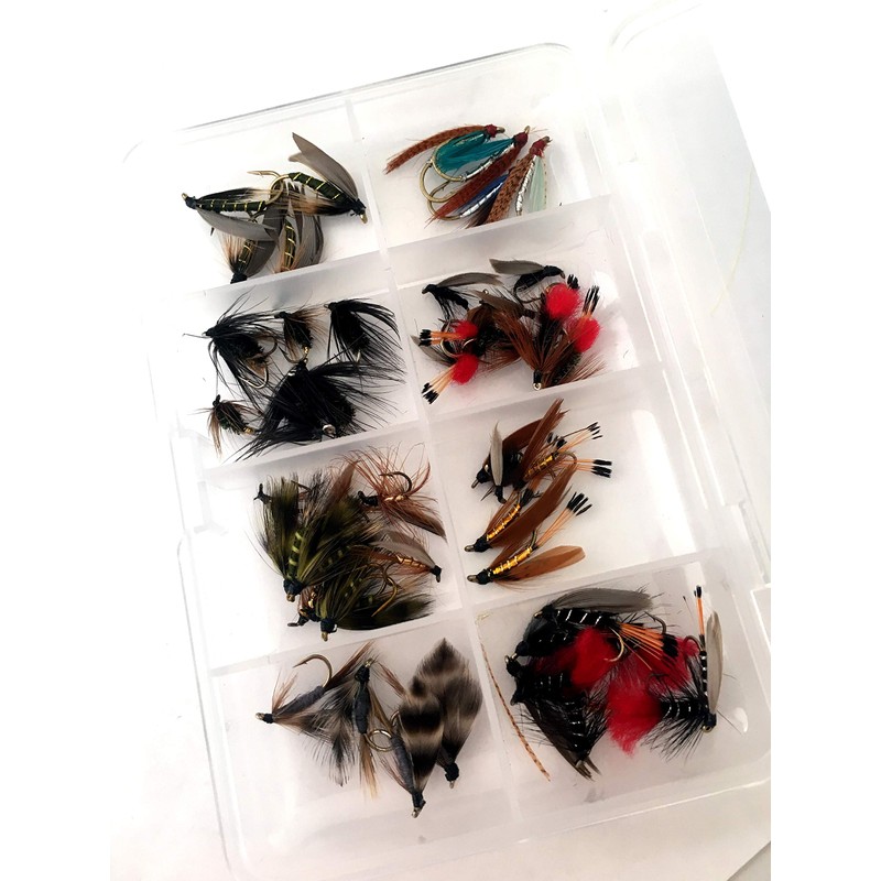 BestCity 50 plus Fishing Flies WET Selection FLY Selection TROUT